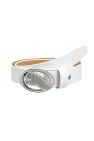 Puma Womens/Ladies Regent Fitted Leather Belt (White) - White