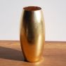 Doré 10" Gilded Glass Flower Vase