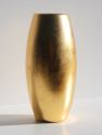 Doré 10" Gilded Glass Flower Vase - Gold
