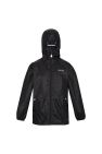 Regatta Childrens/Kids Bagley Packaway Waterproof Jacket (Black) - Black