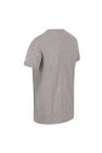Regatta Mens Cline VI Marl Cotton T-Shirt (Silver Grey)