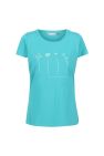 Regatta Womens/Ladies Breezed II Flower T-Shirt (Turquoise) - Turquoise