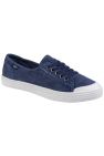 Womens Chow Chow Rye Ribbed Lace Up Shoe (Navy) - Navy