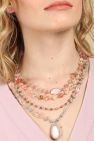 Marie Long Layered Necklace - Blush