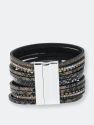 Optical Leather Bracelet