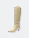 Maryana Lo Crocodile-Embossed Leather Boot