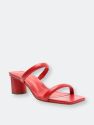 Ully Lo Leather Sandal - Club Red