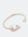 Middleton Baroque Pearl Cuff Bracelet - Gold