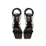 Ophilia Black Lace-Up High Sandal