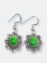 Rajata Turquoise Earrings - Green