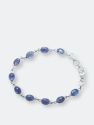 Tulsi Tanzanite Bracelet - Blue / Silver