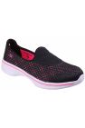 Skechers Childrens/Kids SK81118L Go Walk 4 Kindle Slip On Trainers/Sneakers (Black/Hot Pink) - Black/Hot Pink