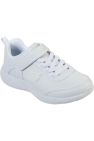 Skechers Girls Dyna-Lite School Sprints Sneaker (White) - White