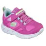 Skechers Girls S Lights Magna Expert Level Sneaker (Pink) - Pink