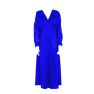 Kenia Blue Satin Dress