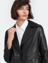 Melissa Long Leather Coat 