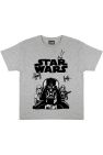 Star Wars Boys Darth Vader Stormtrooper T-Shirt (Heather Grey)