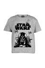 Star Wars Girls Darth Vader Stormtrooper T-Shirt (Heather Grey) - Heather Grey