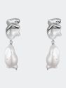 Baroque Pearl Mini Earrings - Sterling Silver - Sterling Silver