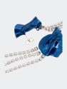 Georgia Crystal Earrings - Cobalt Blue