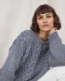 Heartbreaker Grey Alpaca & Wool Sweater