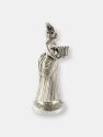 Fare Lady Tall Candlestick - Silver
