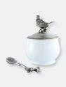 Song Bird Sugar Bowl and Spoon