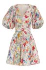 Clover Panelled Mini Dress - Spliced Multi Floral