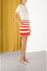 Postcard Striped Skirt - Red Stripe