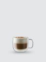 Cappuccino Glass Mug,15oz., 450ml, 2-Piece