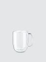 Latte Glass Mug, 15oz., 450ml, 2-Piece